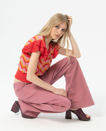 Surkana - Wide Trousers oldpink