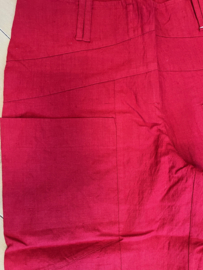 HeArt - Triangle trousers linnen red