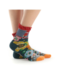 Dub & Drino socks - Flowers/ stripes