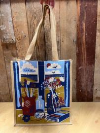 Seasalt Cornwall jute tas Flowers
