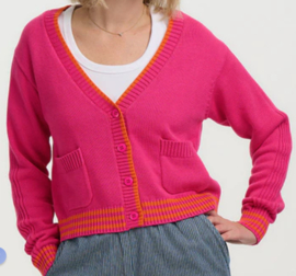 Sugarhill - Sigourney cardigan orange pink