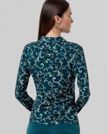 Surkana - Blouse Xivi dark green