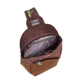Hi-di-Hi tas Tjirp purple/lila/cognac