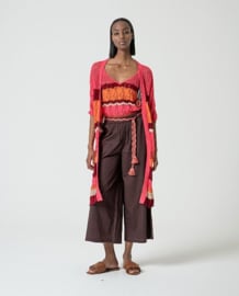 Surkana - Long cardigan Reco pink