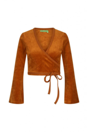 Bakery Ladies - Wrap cardigan Zazi Caramel