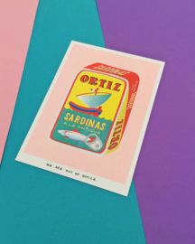 Resin print - Blik sardines