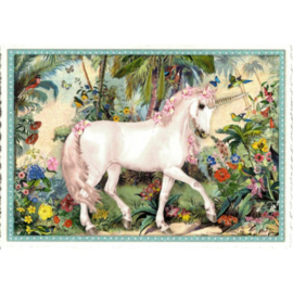 Unicorn glitterkaart