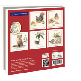 Kaartenmapje - Dieren in de winter Elwin van der Kolk