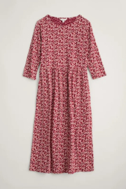 Seasalt - Guelder Rose dress- Wild Raspberry red