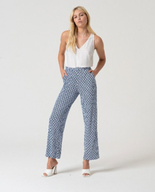 Surkana - Trousers Orve with belt blue