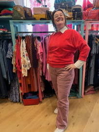 Chills & Fever - Sweater Sybille rouge red