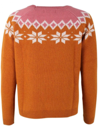 Danefae -  Danehytte sweater oker/ oud roze