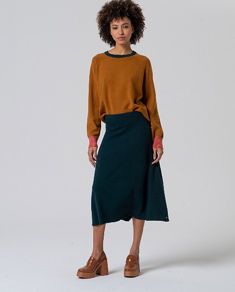 Surkana - Skirt Lita bottle green