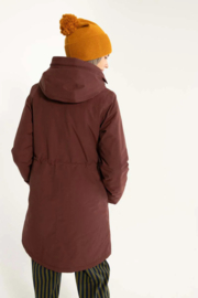 Danefae -  DaneNora winterparka brown/deep bordeaux