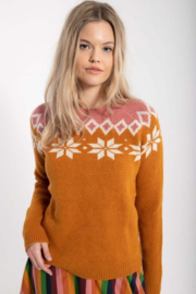 Danefae -  Danehytte sweater oker/ oud roze