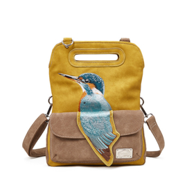 Hi-di-Hi tas Kingfisher yellow/ beige