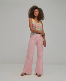 Surkana - Broek Bell bottom Pink