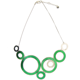 Groene cirkel ketting