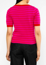 Blutsgeschwister - Pretty preppy Pink picnic parade stripe