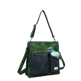 Hi-di-Hi King shopper d.green/d.grey