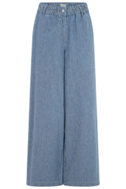 Sugerhill - Fifi Wide leg trousers denim stripe