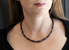 Fates - Ketting Bits and pieces Black gold