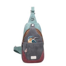 Hi-di-Hi - tas Carol aqua/d.grey