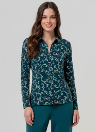 Surkana - Blouse Xivi dark green