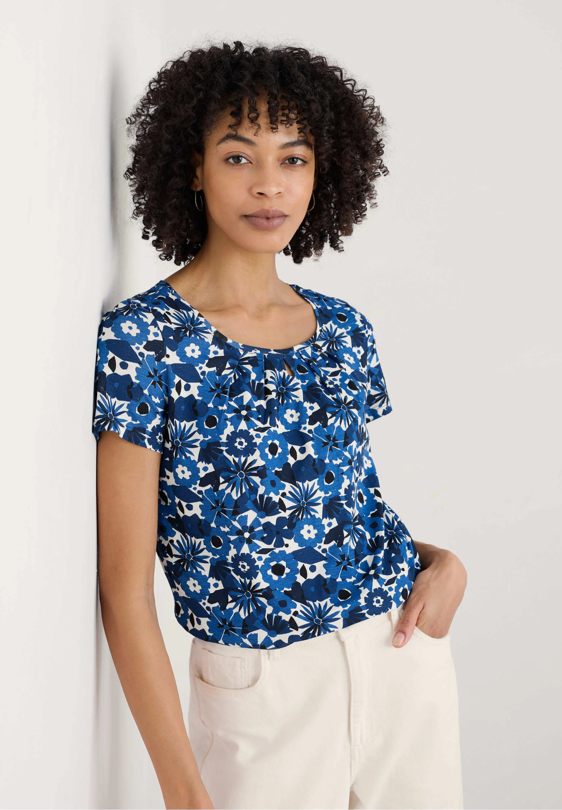 Seasalt - Appletree T-shirt Screenprint Floral cargo