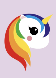 Rainbow unicorn -Studio Inktvis