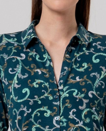 Surkana - Blouse Xivi dark green