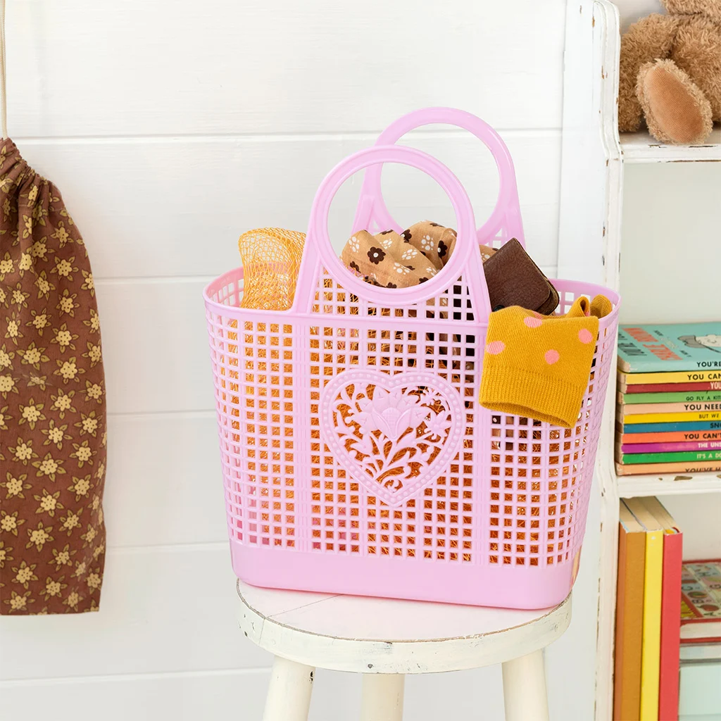 Rex London basket Amelie pink