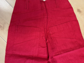 HeArt - Triangle trousers linnen red