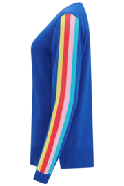 Sugarhill - Libby jumper Blue Sports Stripe
