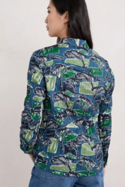 Seasalt - Larissa shirt - Sketchbook trees sea cave