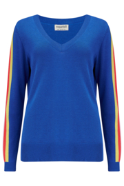 Sugarhill - Libby jumper Blue Sports Stripe