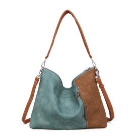 Hi-di-Hi tas Buzz aqua / cognac
