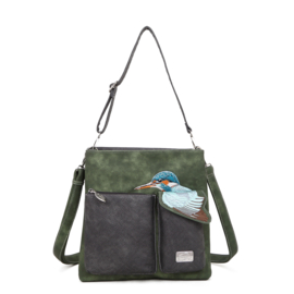 Hi-di-Hi King shopper d.green/d.grey