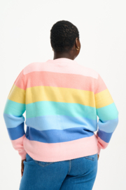 Sugarhill - Cardigan Izzy Rainbow Stripes