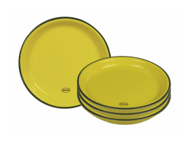 Keramiek bordje (S) sunny yellow - Cabanaz