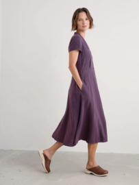 Seasalt - Carved wood dress regular- paars