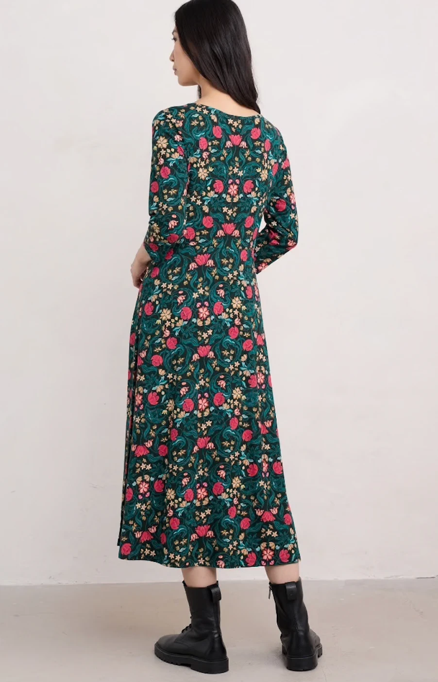 Seasalt - Wild Bouquet Dress Mirrored floral Tehidy