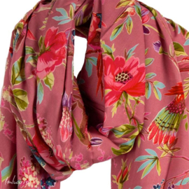 Imbarro sjaal Paradise Royal rose
