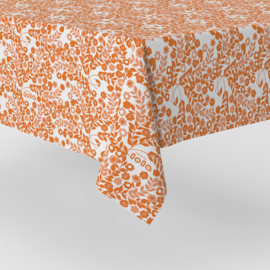 PVC tafelzeil Lola - Marigold Oranje bloemen