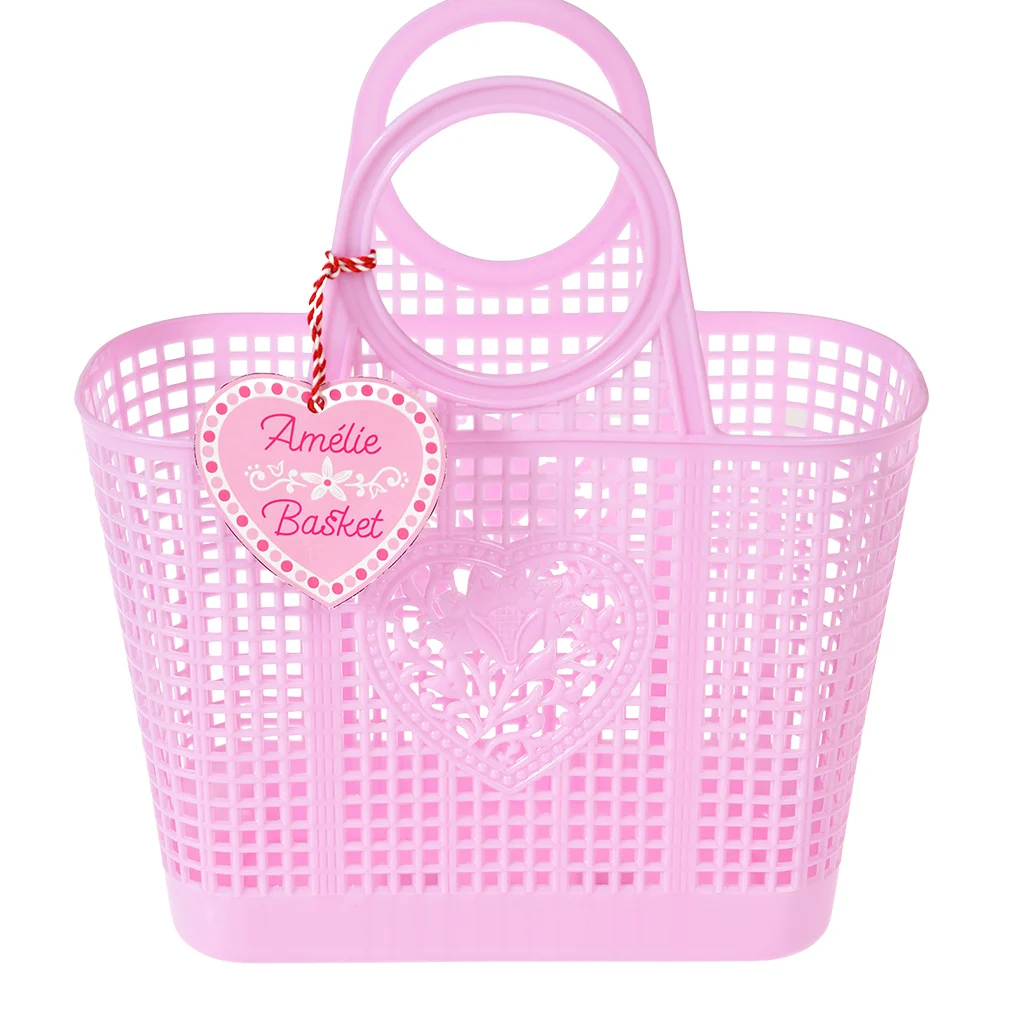 Rex London basket Amelie pink