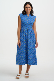 Sugarhill - Nina dress Blue folkore twist