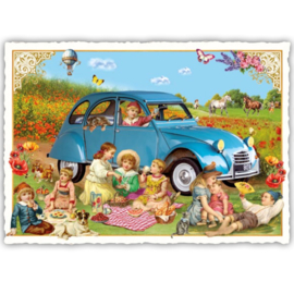 Deux chevaux glitterkaart