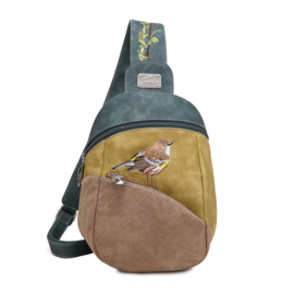 Hi-di-Hi tas Tjirp d.blue/ yellow/blue