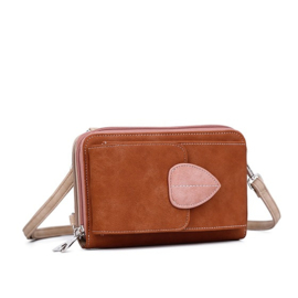 Hi-di-Hi tas Summer wallet/bag - brown