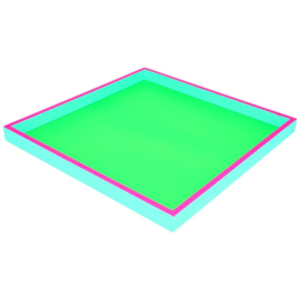 Dienblad fluor groot